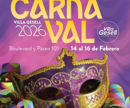 Villa Gesell se viste de fiesta: Carnavales 2026