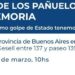 REPINTAN LOS PAÑUELOS DE LA MEMORIA EN VILLA GESELL EN CONMEMORACIÓN DE LOS 30.000 DETENIDOS-DESAPARECIDOS