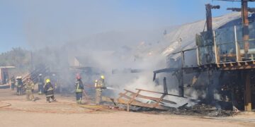 SE INCENDIÓ EL BALNEARIO SUDESTADA