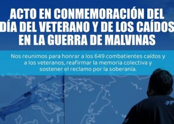 ACTO POR EL DÍA DEL VETERANO Y DE LOS CAÍDOS EN LA GUERRA DE MALVINAS