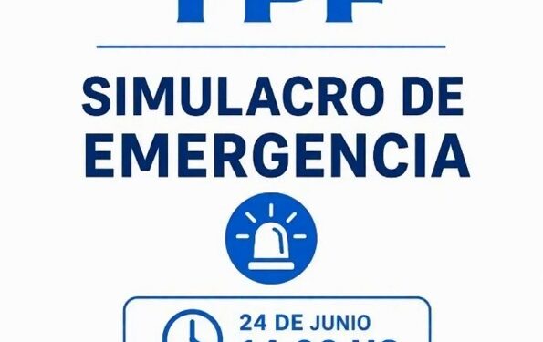 SIMULACRO DE EMERGENCIA EN ESTACIÓN DE SERVICIO YPF