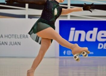 Candela Echevarría subió al podio en el Campeonato Nacional Absoluto de Patín
