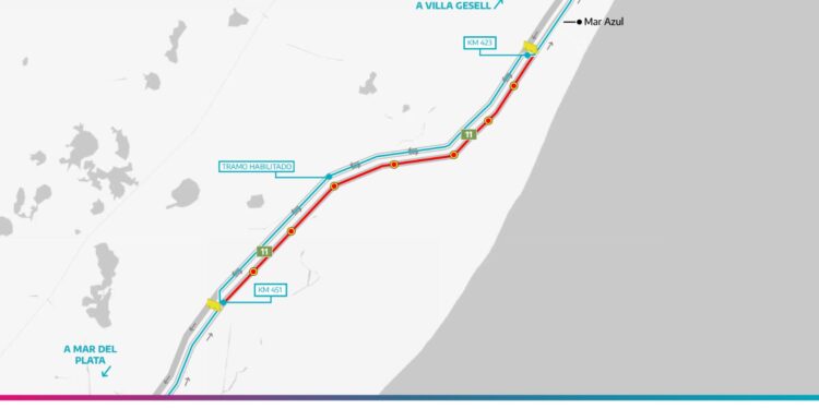 Atención: nuevo desvío por obras en Ruta Provincial Nº 11